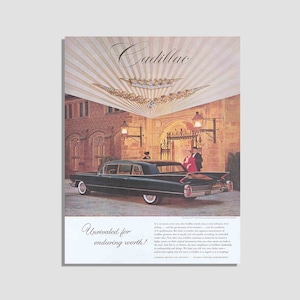 Vintage Cadillac Werbung 1960 - Original Druck Ad 10x14