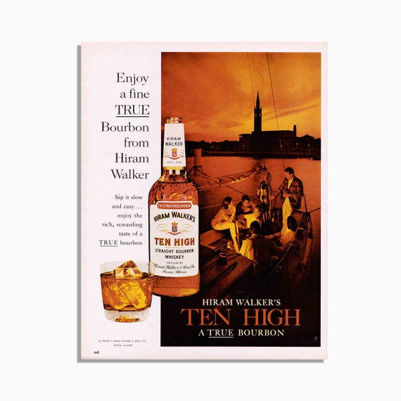 Hiram Walker's Ten High Ten 10 Years Old ウイスキー Hiram Walker's