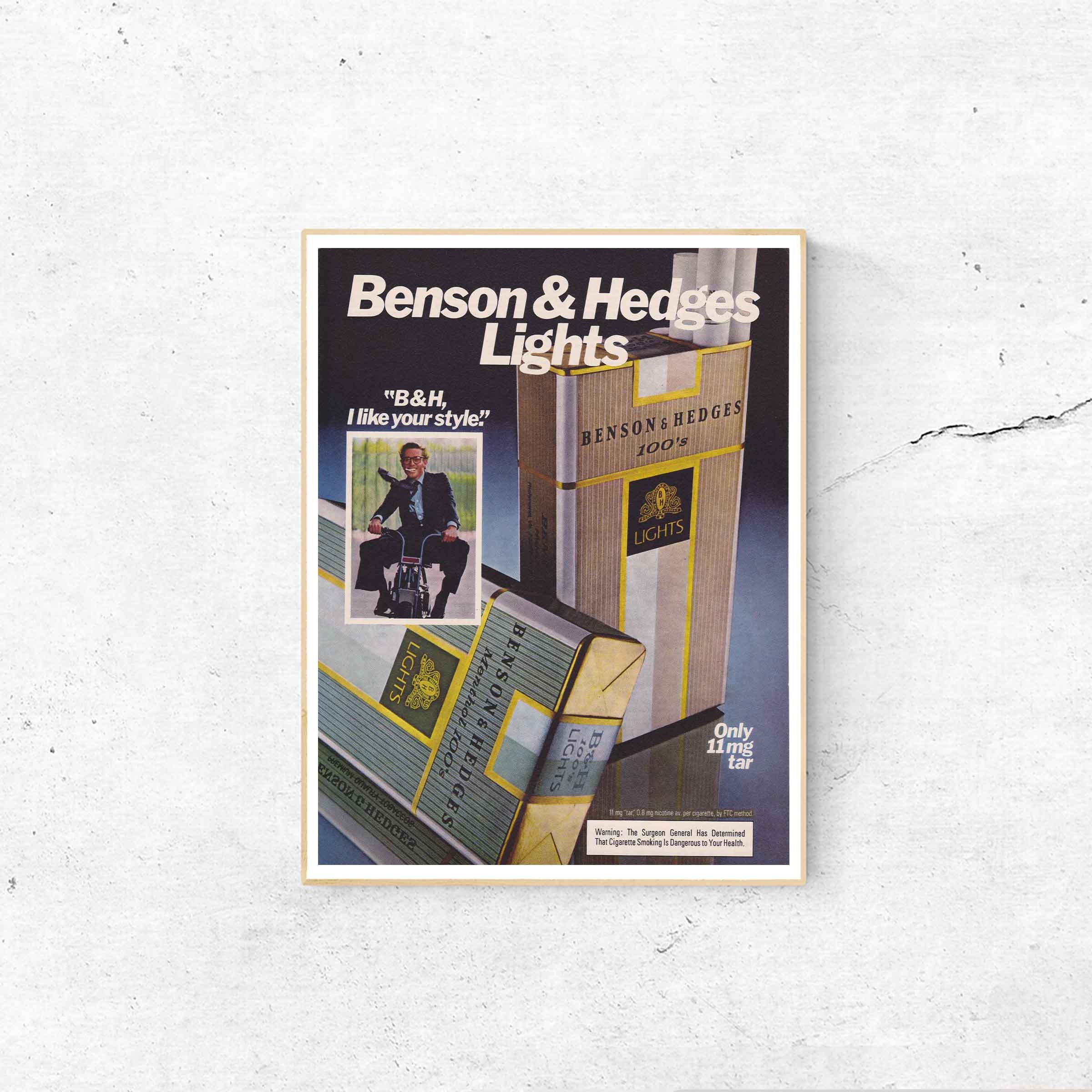 benson cigarette price in nigeria Vintage Benson and Hedges Cigarette Advertisement - Original Print Ad 1979