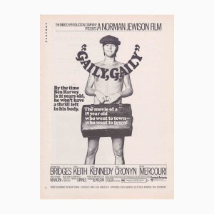 Vintage Gaily Gaily Film Werbung 1969 - Original Druck Werbung