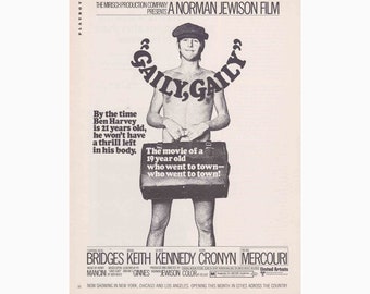 Vintage Gaily Gaily Film Movie Advertisement 1969 - Original Print Ad
