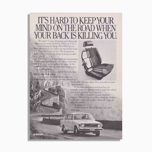 Vintage Volvo Advertisement - Original Print Ad 1970s