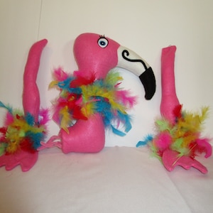 Cotton Candy Pink Flamingo Wreath Attachment
