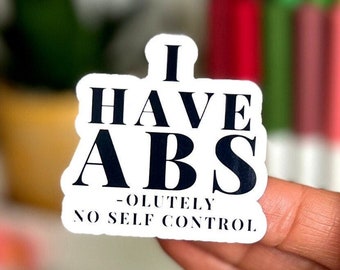 Gym Sticker for Water Bottle: Funny Fitness Vinyl Decal | Workout Gift