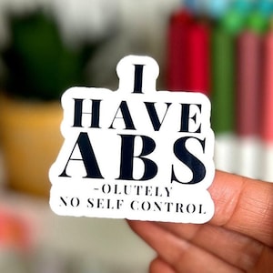 Gym Sticker for Water Bottle: Funny Fitness Vinyl Decal | Workout Gift