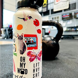Gym Sticker for Waster Bottle