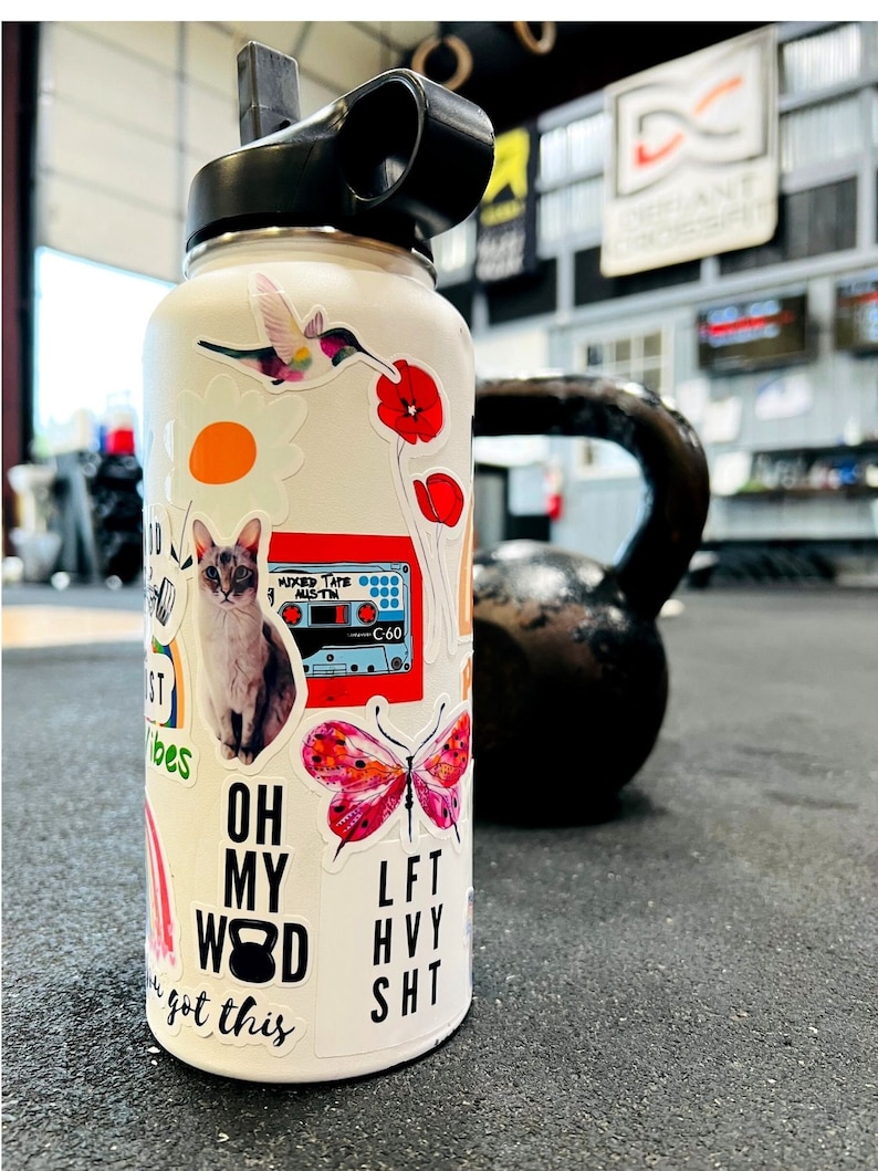 Gym Sticker for Waster Bottle