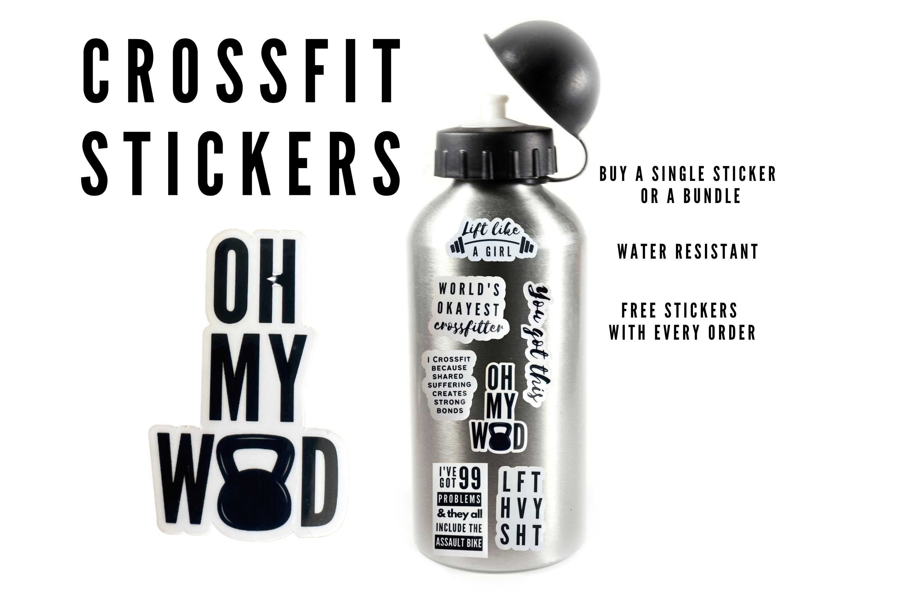 Gym Stickers For Water Bottle Workout And Wrestling - Temu