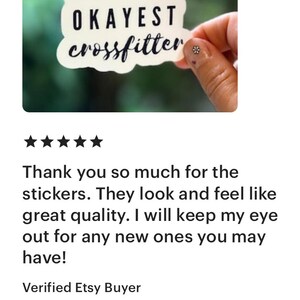 Funny CrossFit Sticker: World Okayest Crossfitter Vinyl Decal for Water Bottles | Fitness Gift image 6