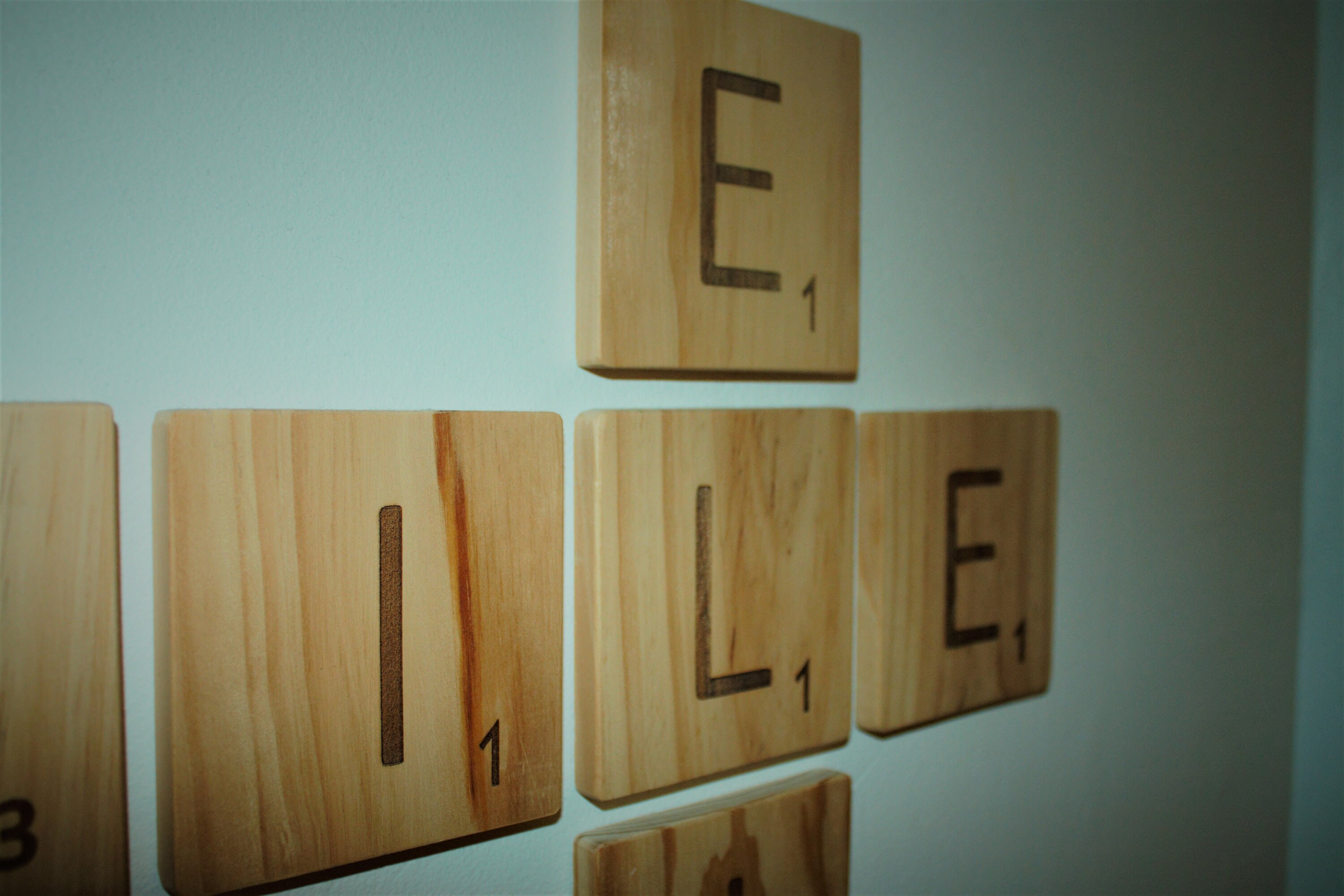 Lettres Gravées en Bois Pour Déco Murale