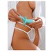 Wireless remote control Vibrating Thong with an insertable vaginal plug and vibro-bullet, Hookup panties,