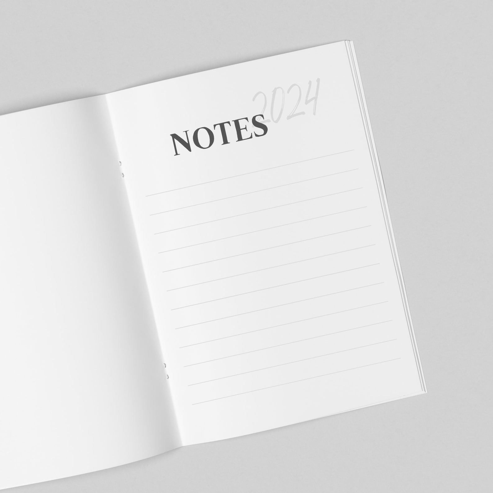 2024 Printable Calendar Calendar Yearly Calendar Simple - Etsy