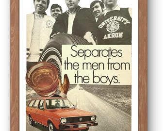 Analog Collage Art Print | Vintage Eclectic Wall Art