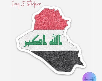 2x Kennzeichen Aufkleber Nummernschild IRAK Sticker