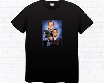Jared Goff Amon-Ra St. Brown Detroit Football Shirt, Lions Step Bros T-shirt, Funny Gift Unisex, Football Fan Gift, Detroit Lions Sweatshirt
