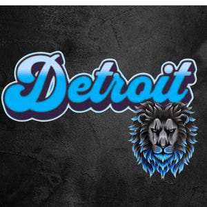 Detroit Lions File, PNG Digital File, DTF File, Sublimation File, Detroit Lions, Detroit Grit