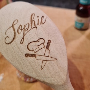 Personalised Wooden Spoon Custom Gift Idea