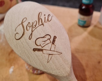 Personalised Wooden Spoon Custom Gift Idea