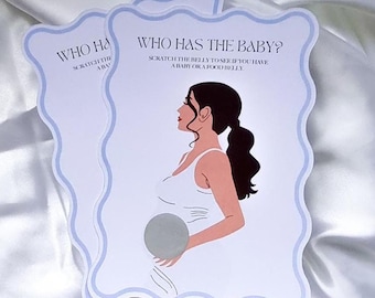 Who Has The Baby Scratch Off Game: Baby Shower Activity