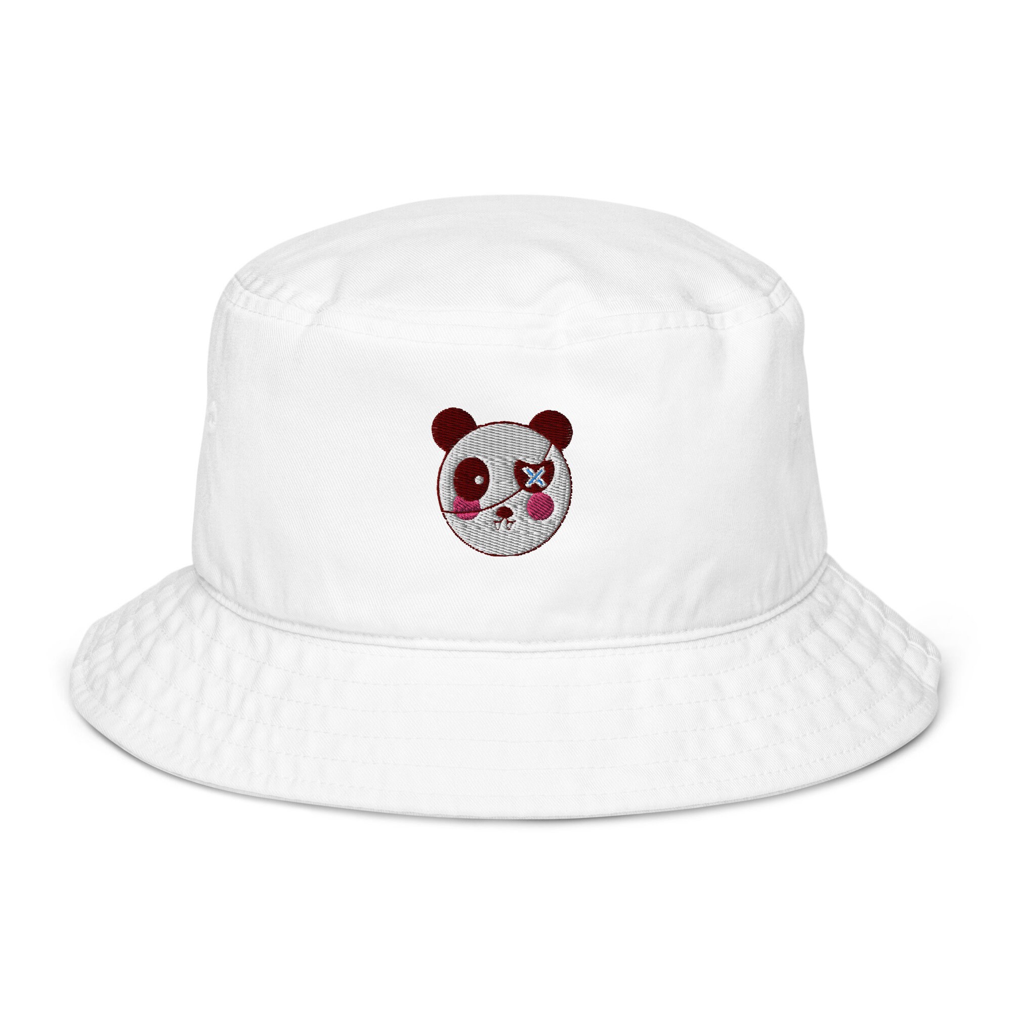 Poppin Panda Bucket Hat, 90's Bucket Hat, Colourful Sun Hat