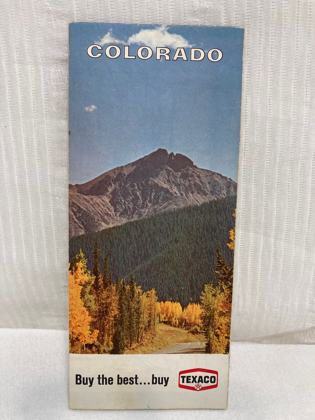 Vintage Texaco Colorado State Road Map 1960's - Etsy