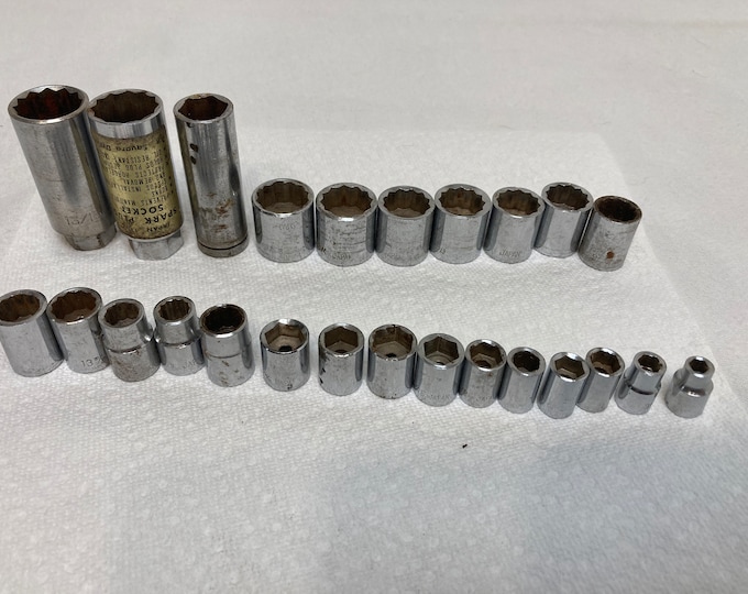 Japanese Tools Socket 25 Assorted Japan 3/8