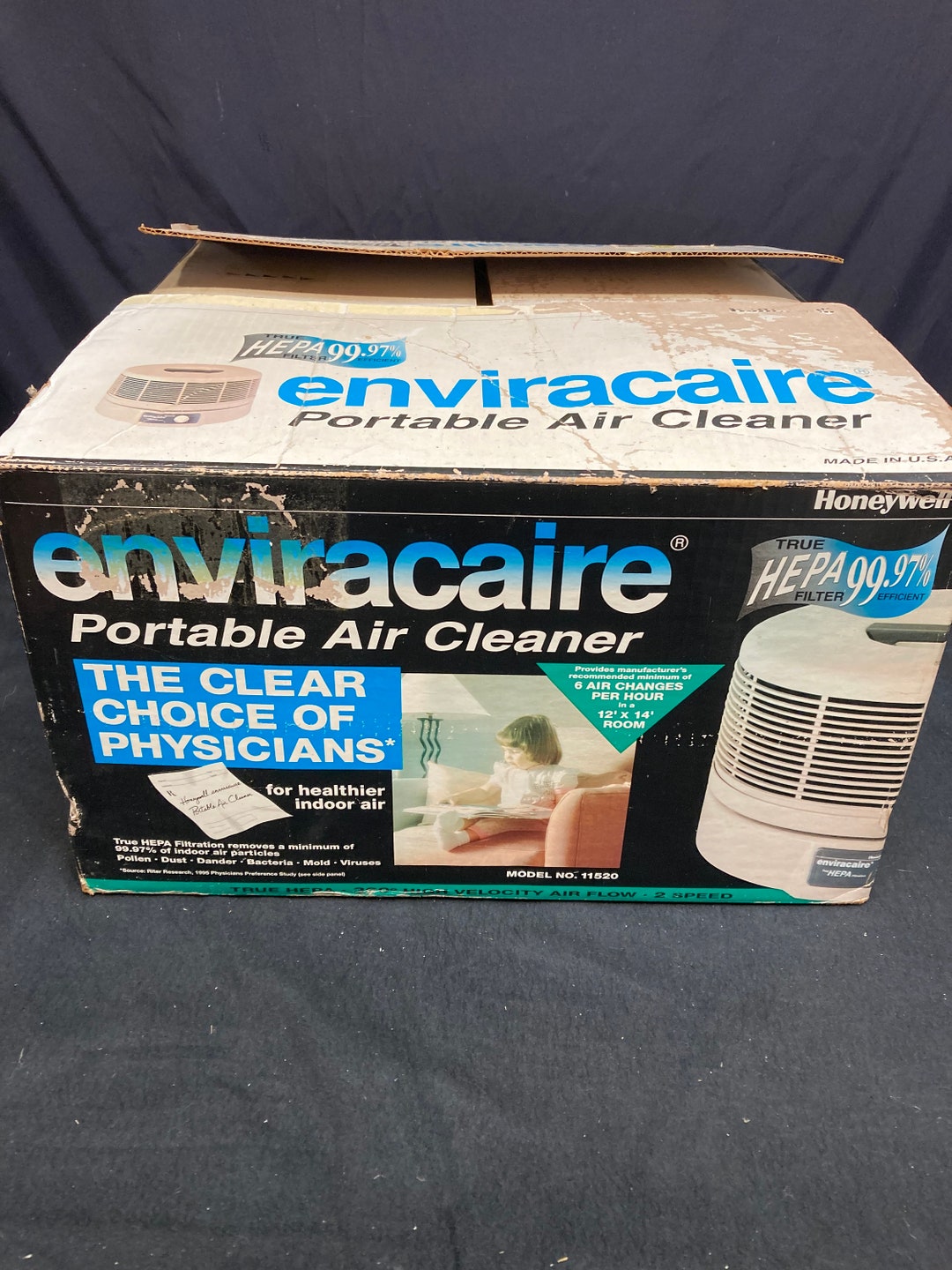 Honeywell Enviracaire Portable Air Cleaner Model 11520 Etsy