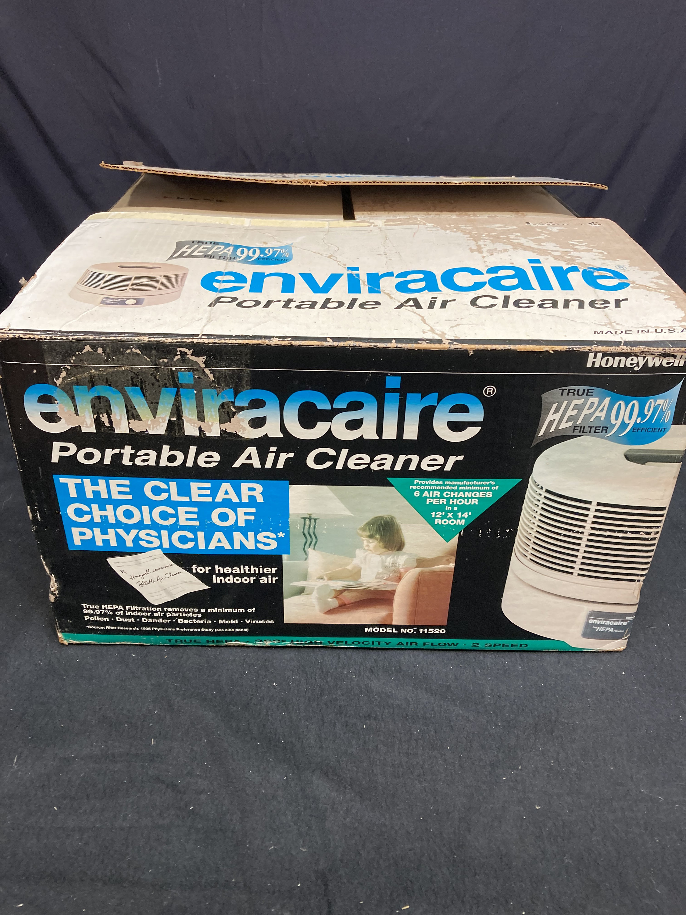 Honeywell enviracaire hepa on sale air purifier