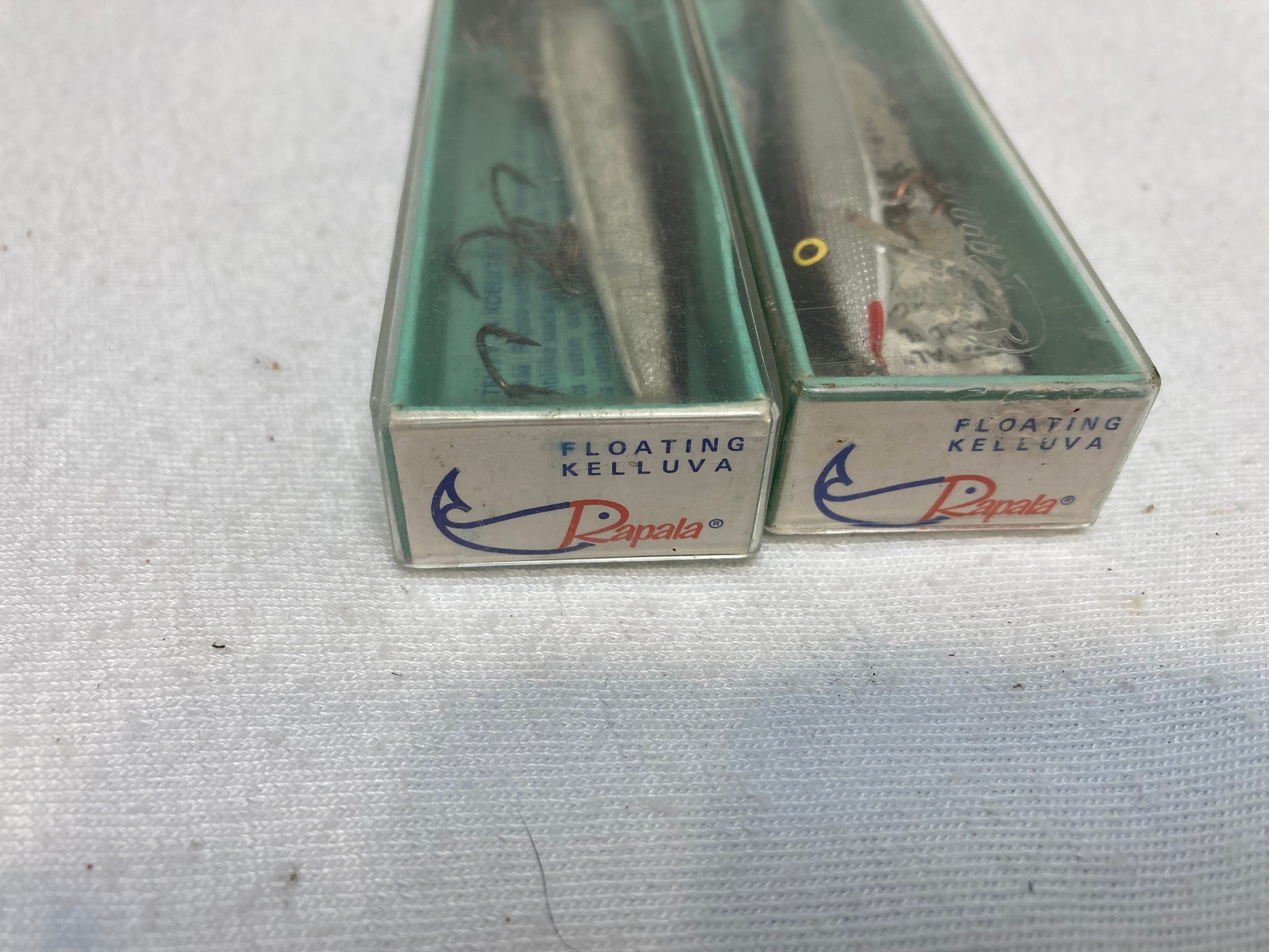 2 New Vintage Rapala Floating Fishing Lures 11 S Hopea Silver Etsy UK