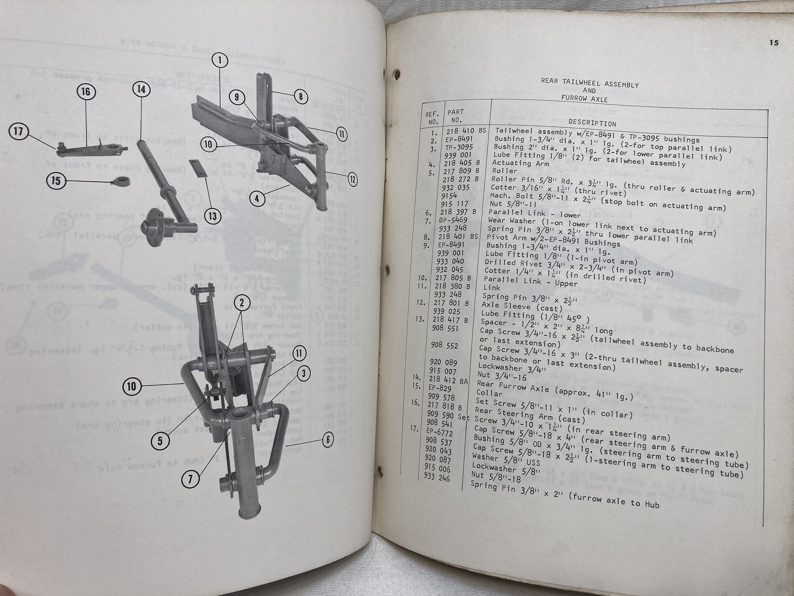 Genuine Feb 1965 Oliver Parts Catalog 450 Pull Type Plow 48 Bottoms Etsy