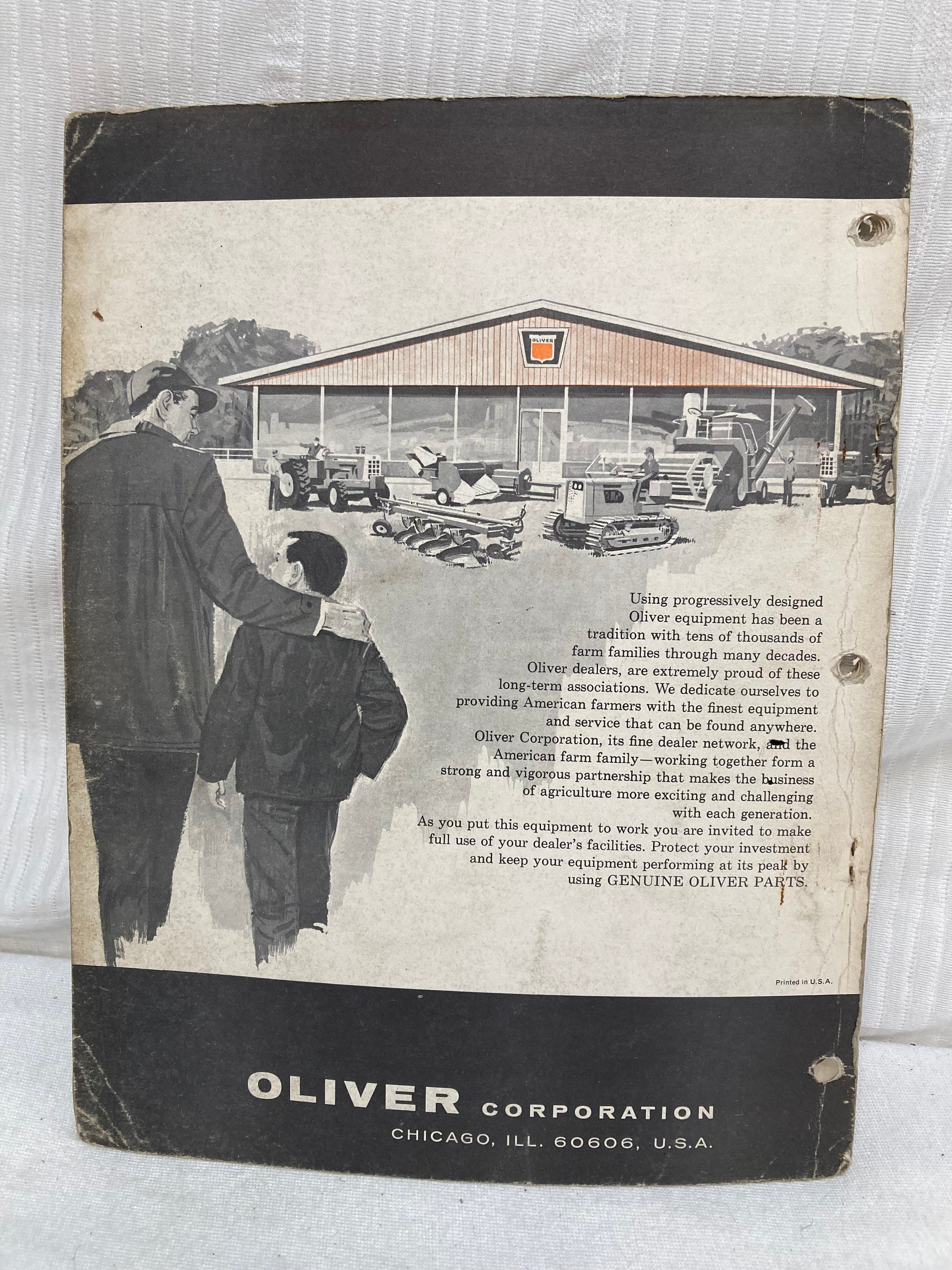 Genuine Feb 1965 Oliver Parts Catalog 450 Pull Type Plow 48 Bottoms Etsy