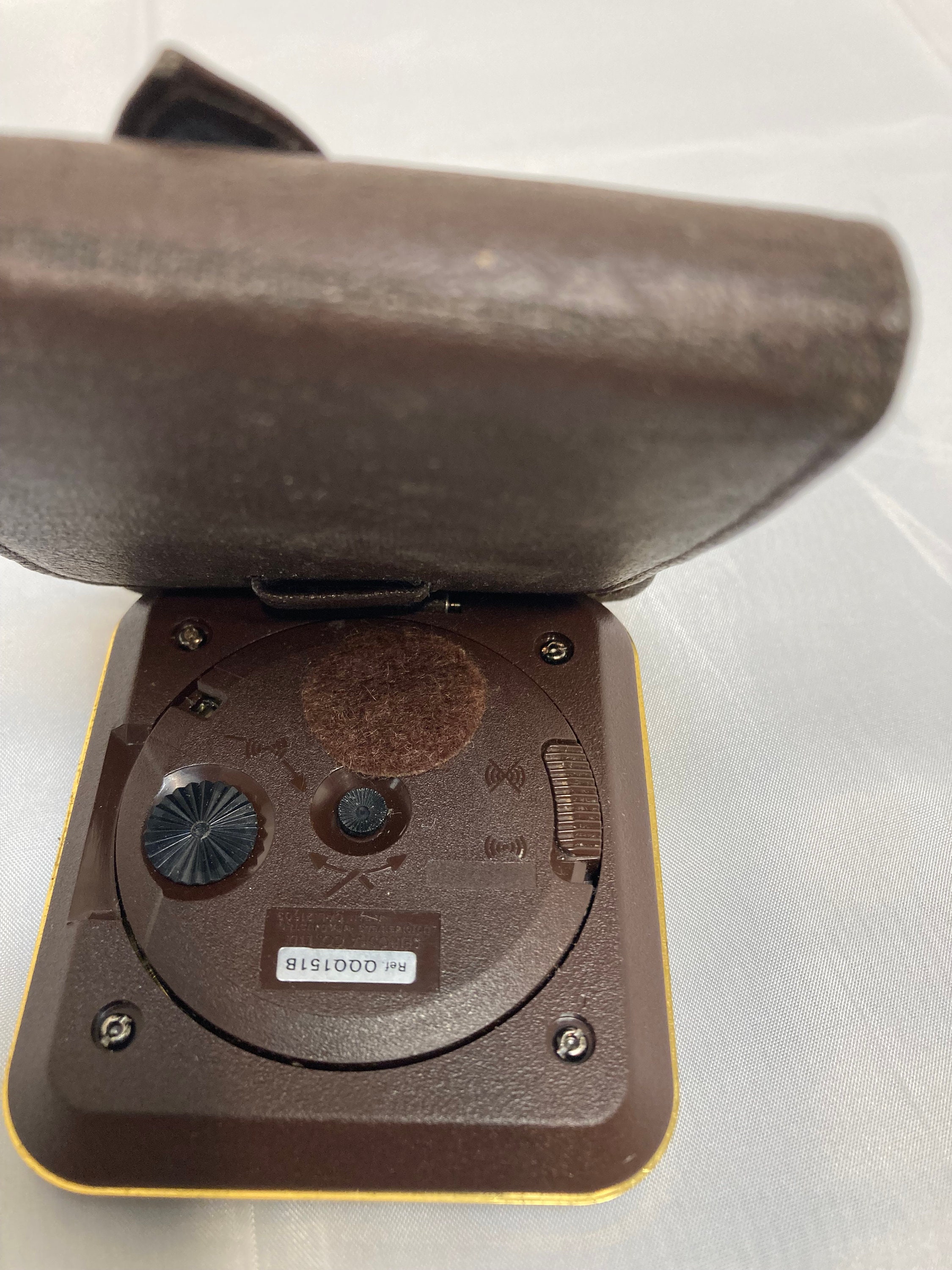 Vintage Seiko Travel Fold up Alarm Clock Leather Case Etsy