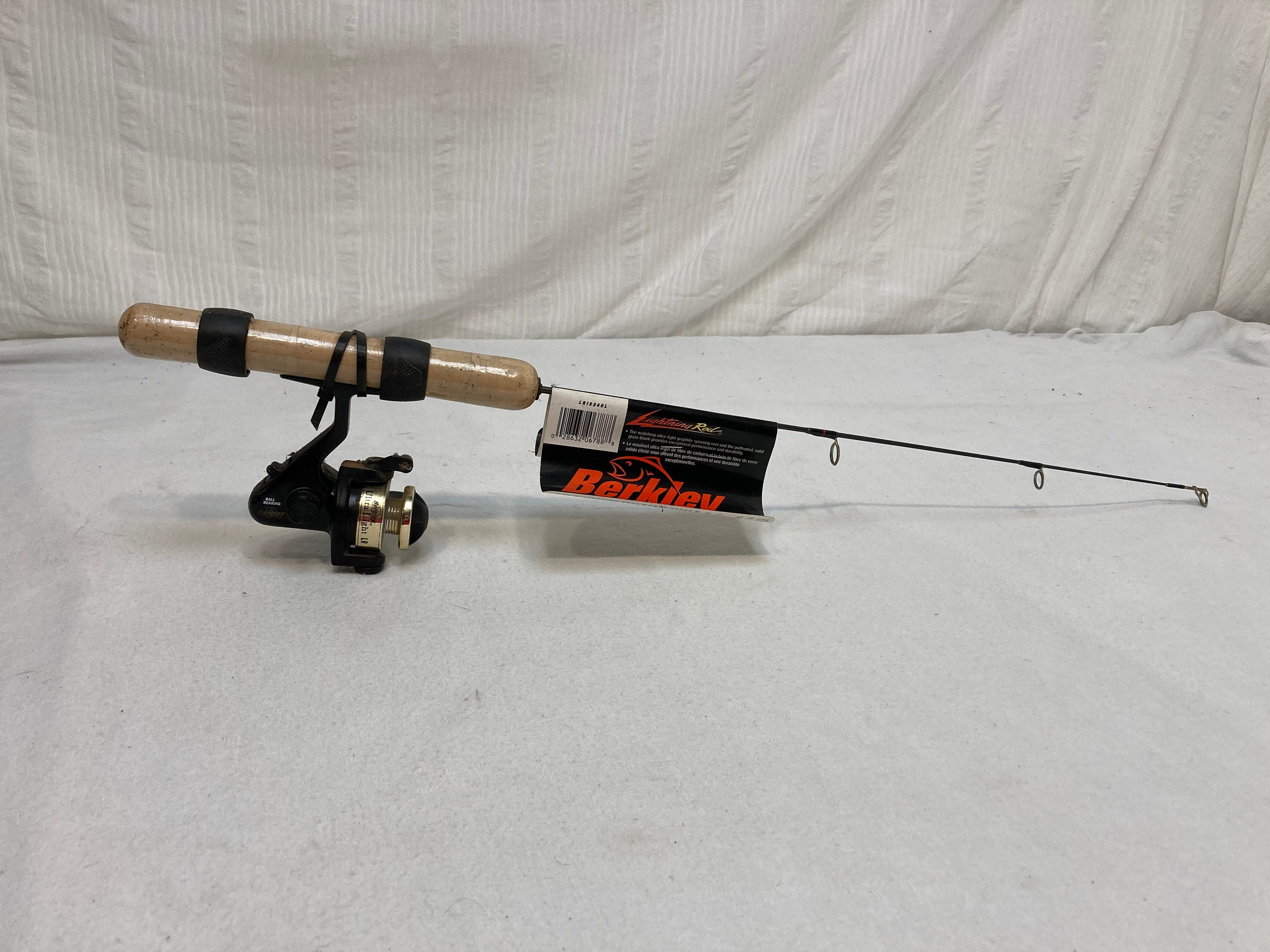 New Berkley Lightning Rod Ice Fishing Pole Ultra Light Spinning