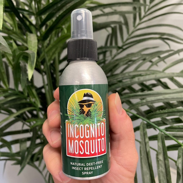 Insectifuge entièrement naturel Incognito Mosquito®, flacon pulvérisateur de 4 oz