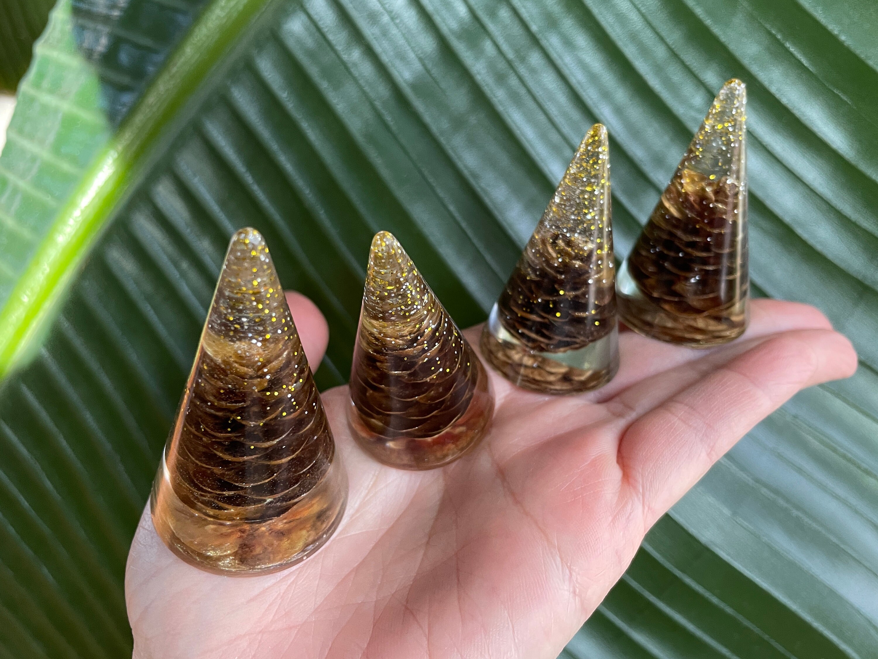 Ring Holder Cones / Jewelry Display / Resin Art / Home Decor Etsy