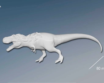 TYRANNOUSAURUS REX, paleoartistic reconstruction, scientifically accurate model, 3D Print, animal figures, dinosaur models, t-rex miniature