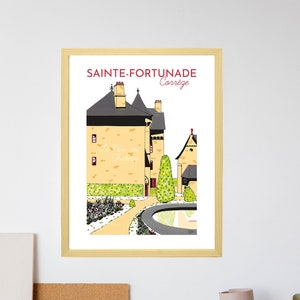 Poster Sainte-Fortunade The Castle Park