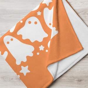 Halloween Ghosts Blanket, Spooky Ghost Blanket, Baby/Girl/Boy/Adult Blanket, Halloween Gift Basket, Halloween Decor