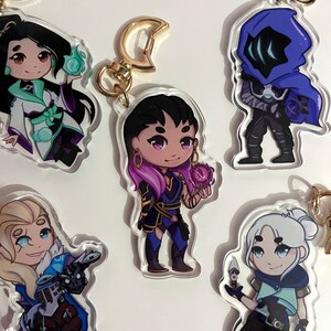 Reyna Keychain VALORANT INSPIRED Agent 2.5