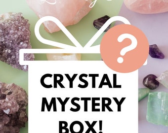 SALE!!! 100 Dollar Crystal Mystery Box- Intuitively Chosen Metaphysical Bundle