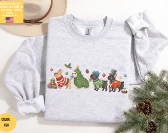 Weihnachten Französische Bulldogge Sweatshirt Frenchie Mom Pullover Französische Bulldogge Hund Mama Rundhalsausschnitt Französische Bulldogge Liebhaber Geschenk Frenchie Mom Shirt