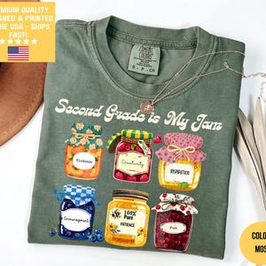 Comfort Colors® Teacher Shirt, Second Grade Teacher Shirt, 2nd Grade Teacher Shirt, 2nd Grade Teacher Tee, Back to School Shirt, Teacher Tee