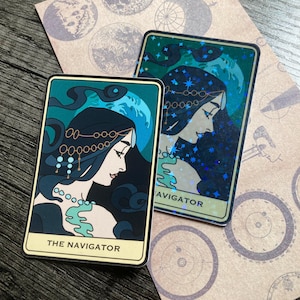 Adesivos de cartas inspirados em tarô