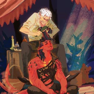 Baldur&#39;s Gate 3 Karlach and Astarion print