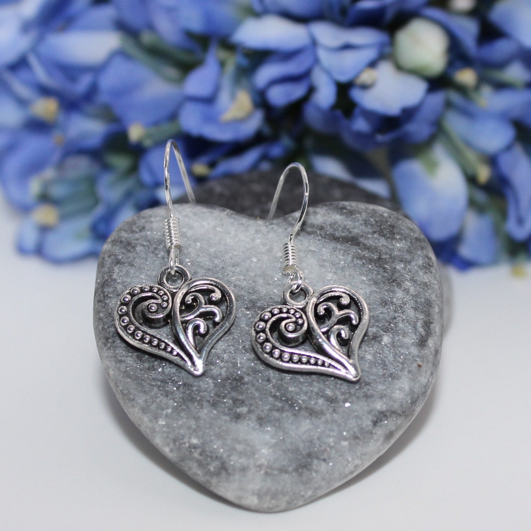 イヤリング TATIANA Silver 925 full heart earrings EC3067 Designer fashion, Seoul-fully created | W Concept