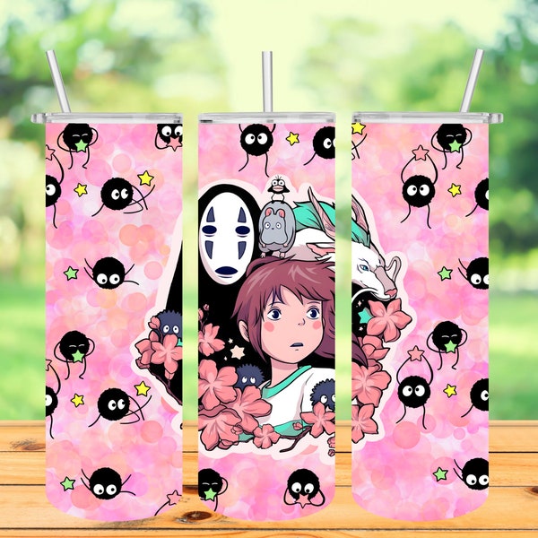 Spirit away anime 20 oz sublimation tumbler