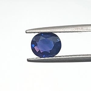 1.07 Carat Royal Blue Sapphire: Sri Lankan Oval Cut Gemstone