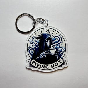 Suriel Piping Hot Tea ACOTAR keychain