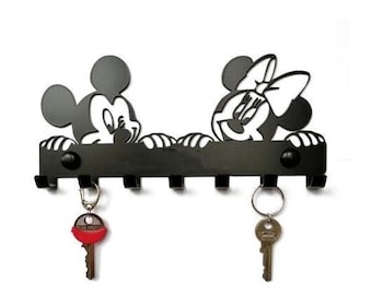 Mickey Mouse Key Holder – Metal Wall Hook | Key Organizer, Cartoon-Inspired Decor, Medal Hanger, Magic Gift for Kids & Adults