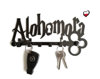 Alohomora metalen sleutelhouder, duurzame sleutelorganisator, decoratie voor muur, Koop 2 krijg 1 gratis, kunst aan de muur, paascadeau